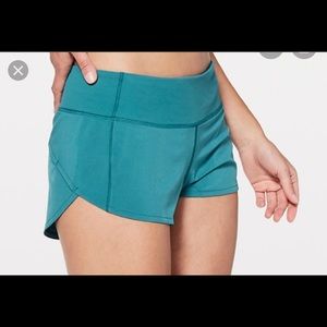 Turquoise Speed Up Shorts